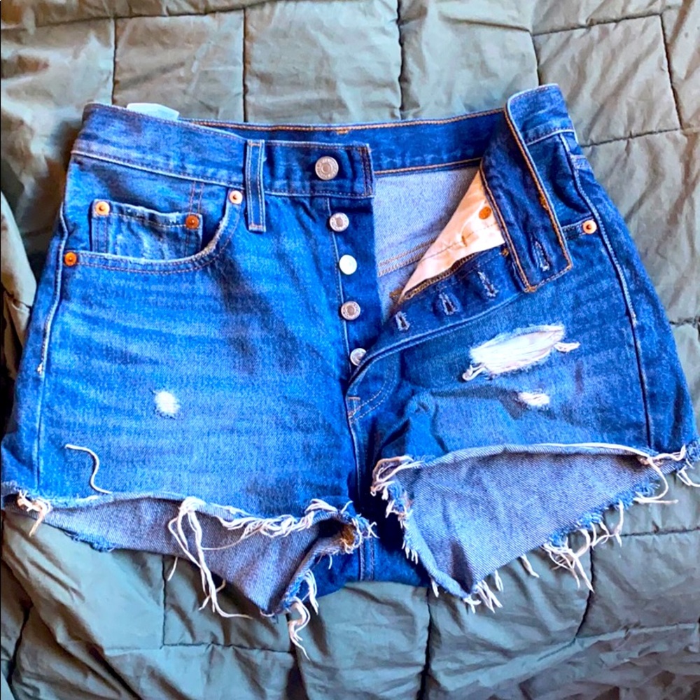 Levi shorts 501 high rise shorts